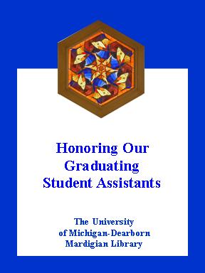 Digital bookplate for the Graduating Student Assistants